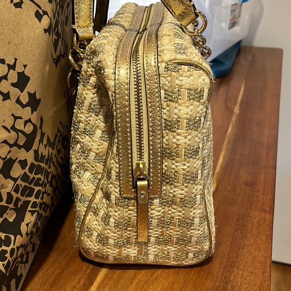 Coal Fremantle metallic woven 👜 tote - Picture 3 of 7